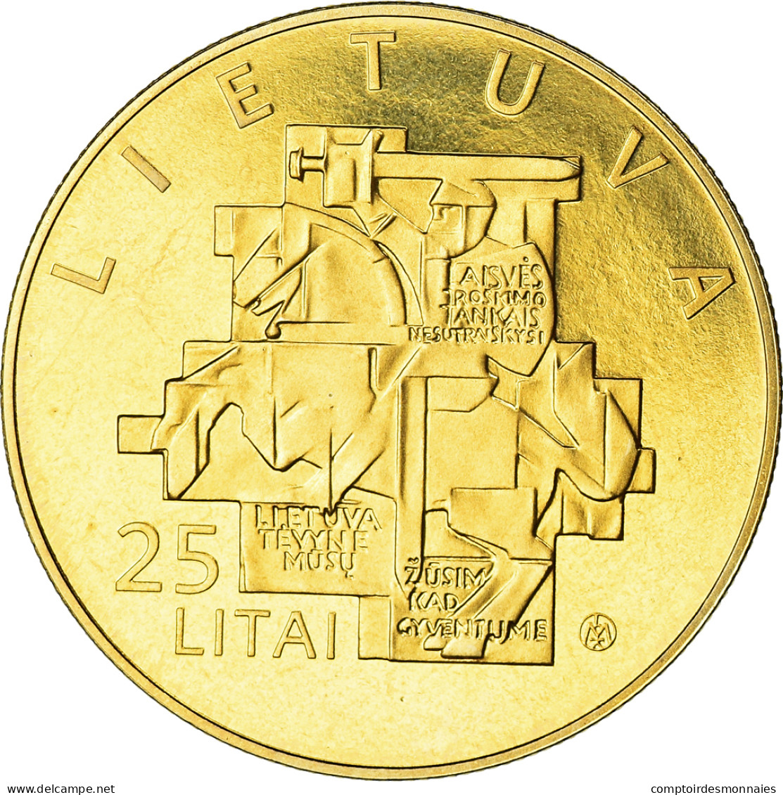 Monnaie, Lituanie, 25 Litai, 2013, Colorized, SPL, Cuivre-Nickel-Zinc - Litouwen