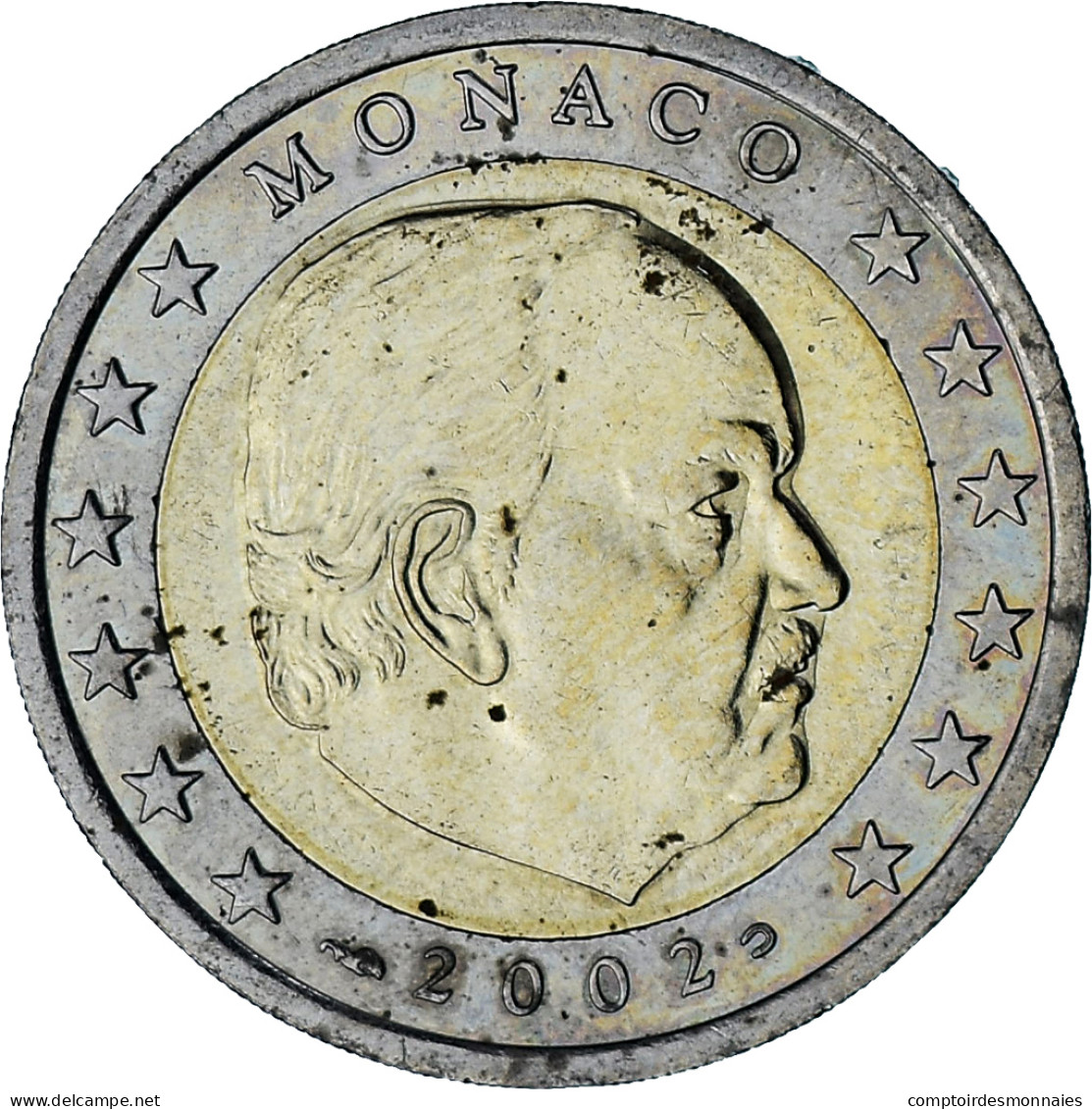 Monaco, Rainier III, 2 Euro, 2002, Paris, TTB+, Bimétallique, Gadoury:MC179 - Monaco