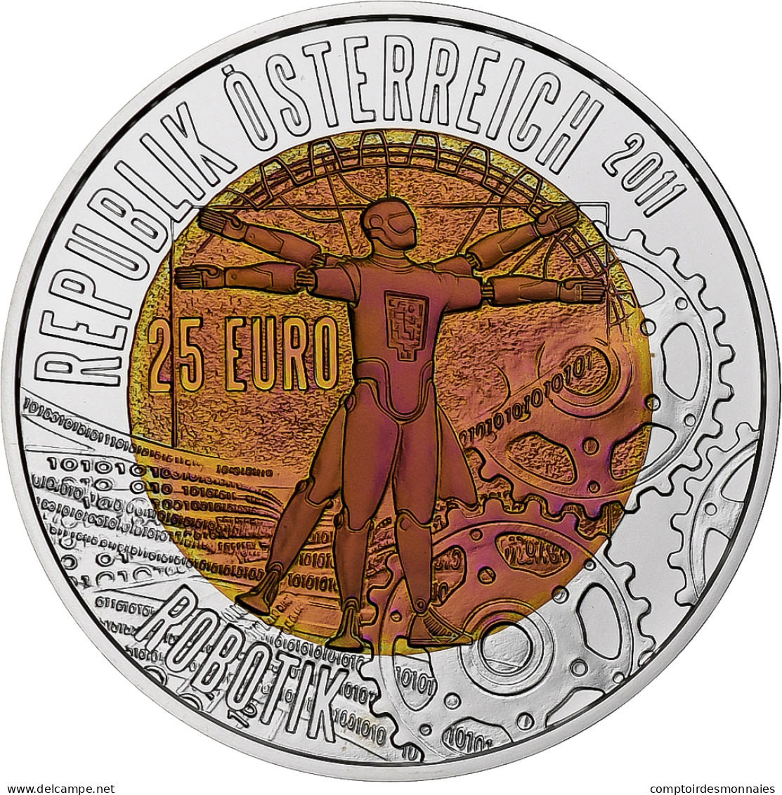 Autriche, 25 Euro, 2011, Vienne, Bimétallique, FDC, KM:3204 - Austria