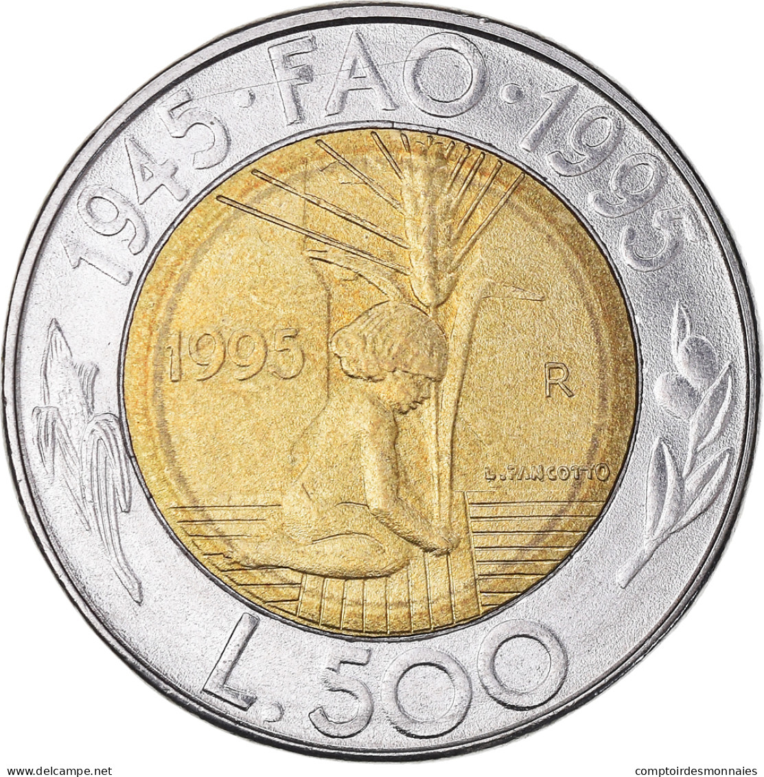 Monnaie, Saint Marin , 500 Lire, 1995, Rome, TTB+, Bimétallique, KM:330 - Saint-Marin