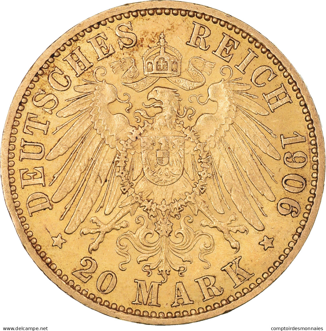 Monnaie, Etats Allemands, PRUSSIA, Wilhelm II, 20 Mark, 1906, Berlin, SUP, Or - Autres & Non Classés