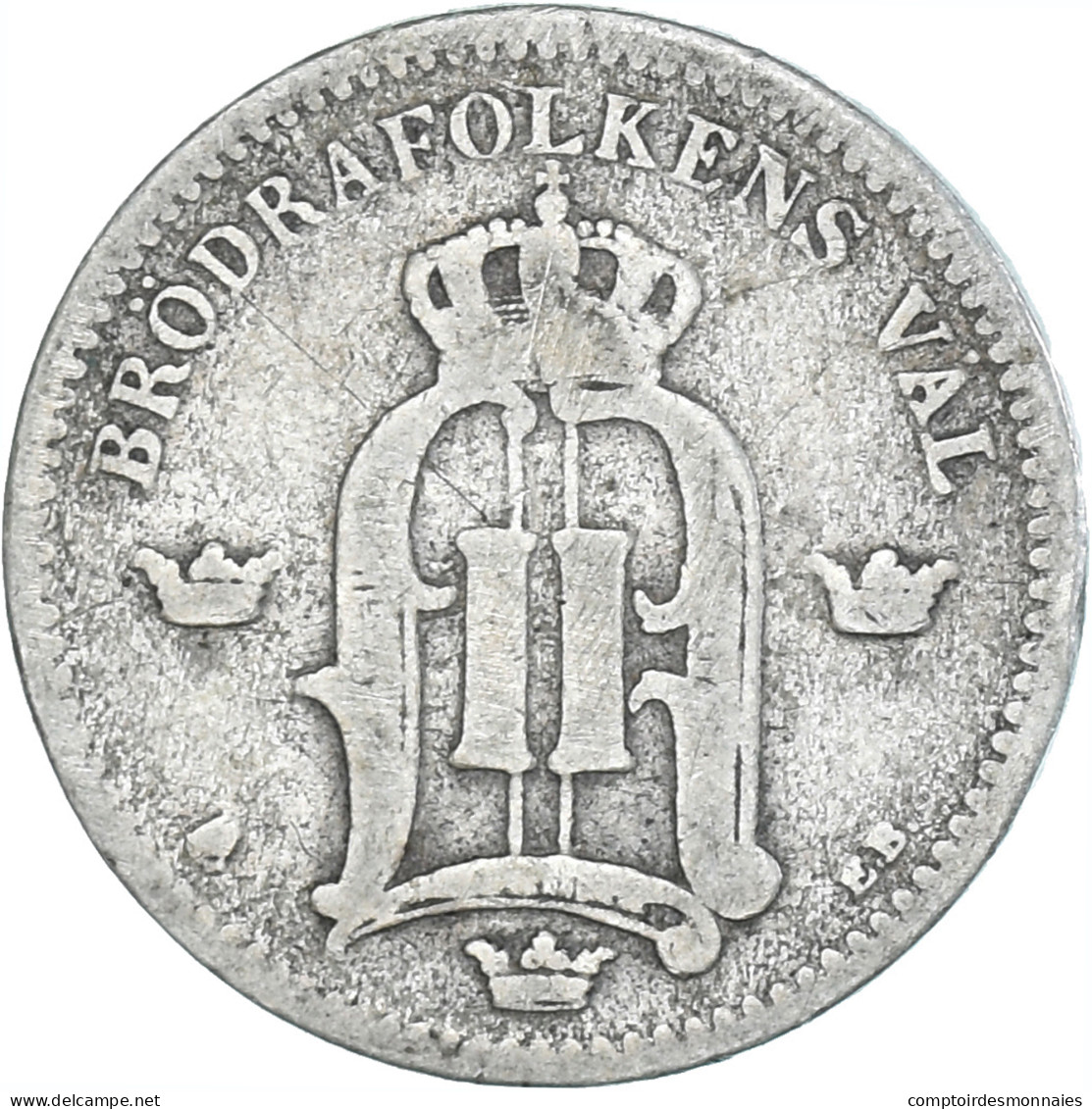 Monnaie, Suède, Oscar II, 25 Öre, 1904, TTB, Argent, KM:739 - Suède