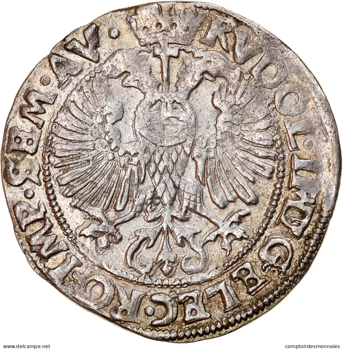 Monnaie, Pays-Bas, Rudolf II, 6 Stuivers, Arendschelling, Zwolle, TTB, Argent - …-1795 : Période Ancienne