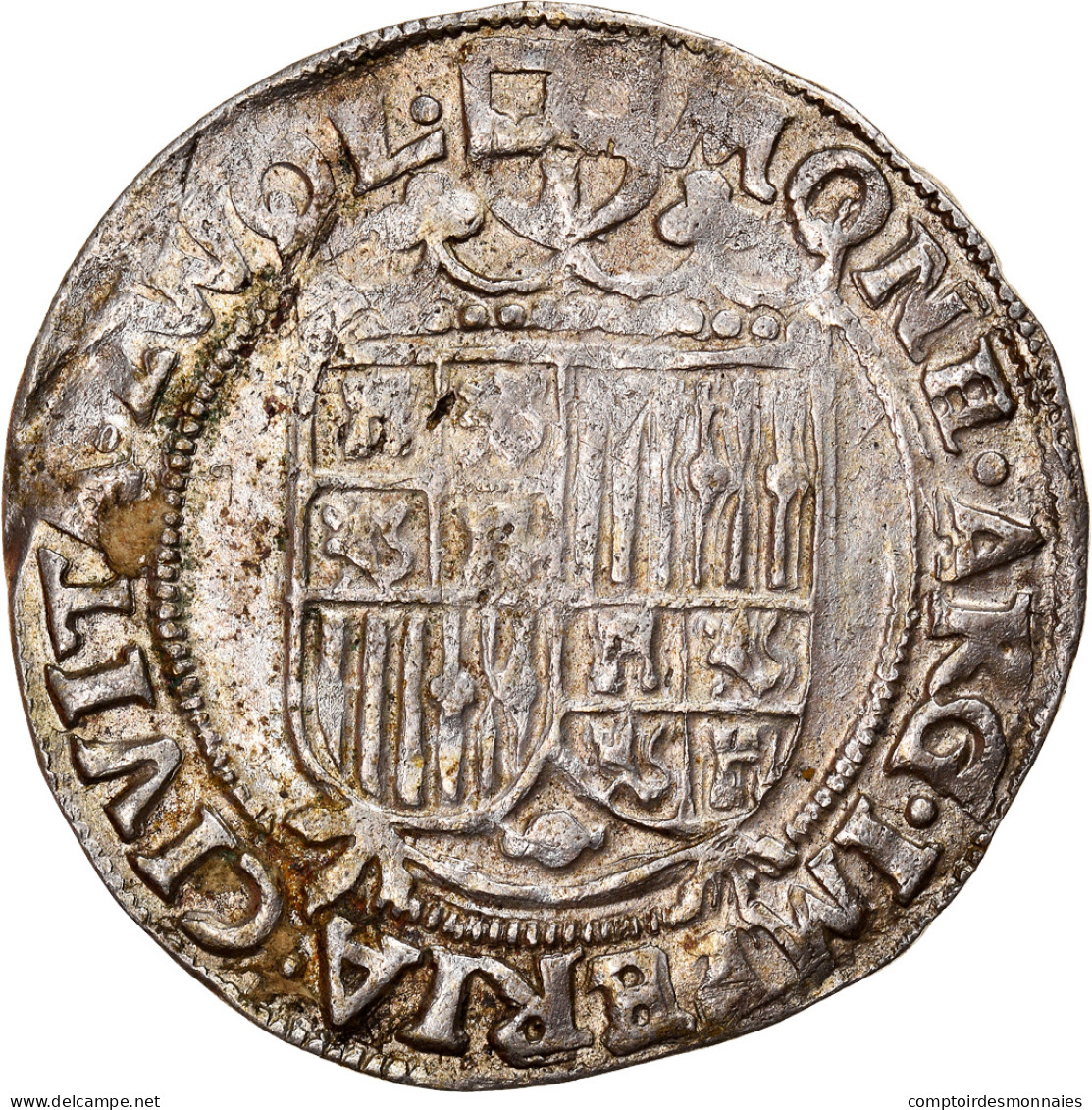 Monnaie, Pays-Bas, Rudolf II, 6 Stuivers, Arendschelling, Zwolle, TTB, Argent - …-1795 : Période Ancienne