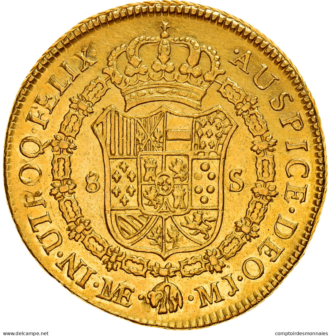 Monnaie, Pérou, 8 Escudos, 1775, Lima, SUP, Or, KM:101 - Peru