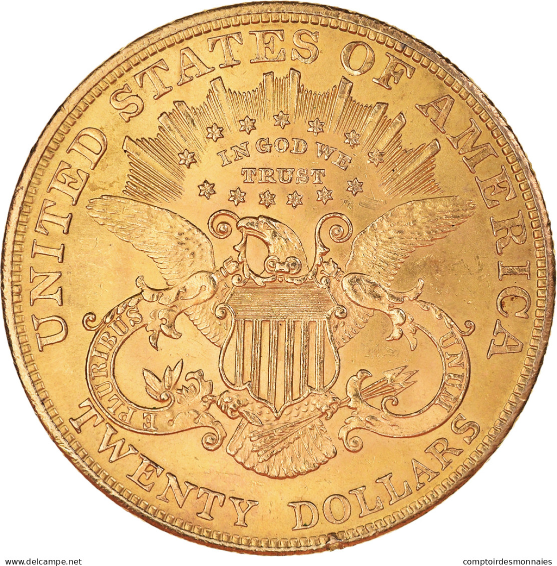 Monnaie, États-Unis, Double Eagle, 20 Dollars, 1904, Philadelphie, TTB+, Or - 20$ - Double Eagle - 1877-1901: Coronet Head
