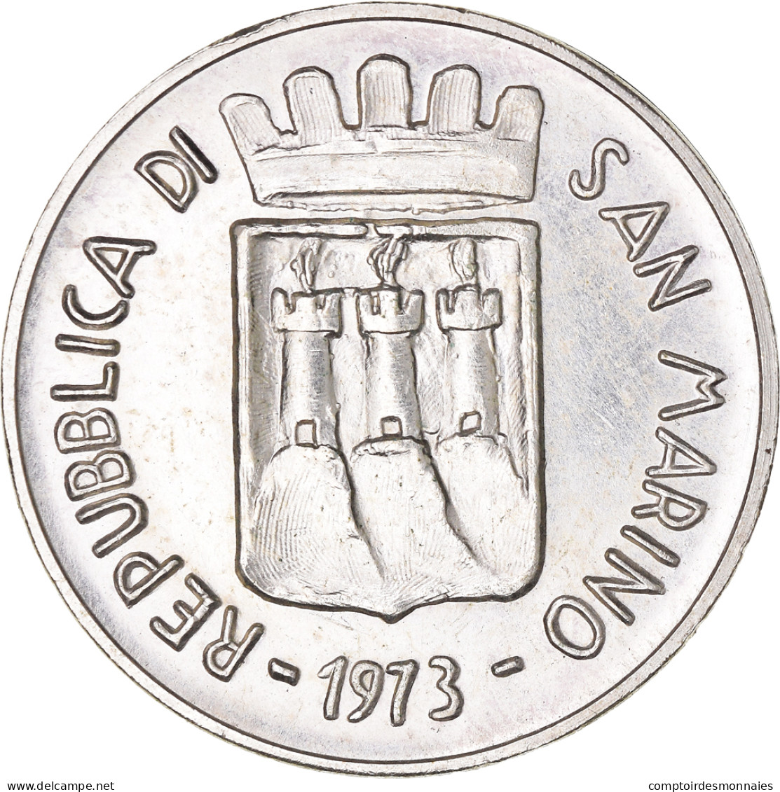 Monnaie, Saint Marin , 500 Lire, 1973, Rome, FDC, Argent, KM:29 - San Marino