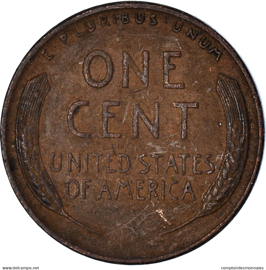 Monnaie, États-Unis, Cent, 1950 - 1909-1958: Lincoln, Wheat Ears Reverse