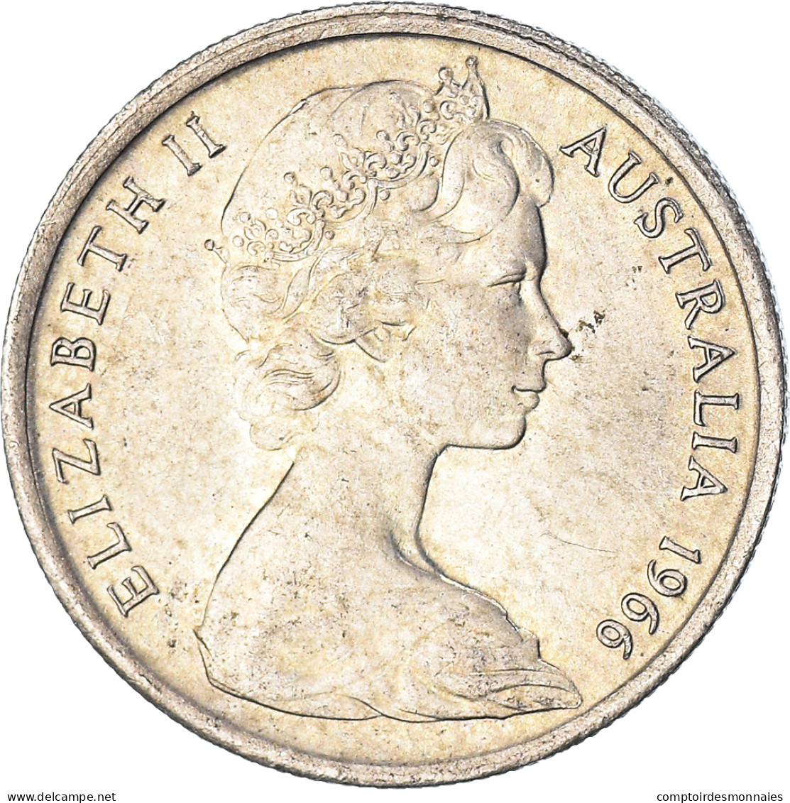 Monnaie, Australie, 5 Cents, 1966 - 5 Cents