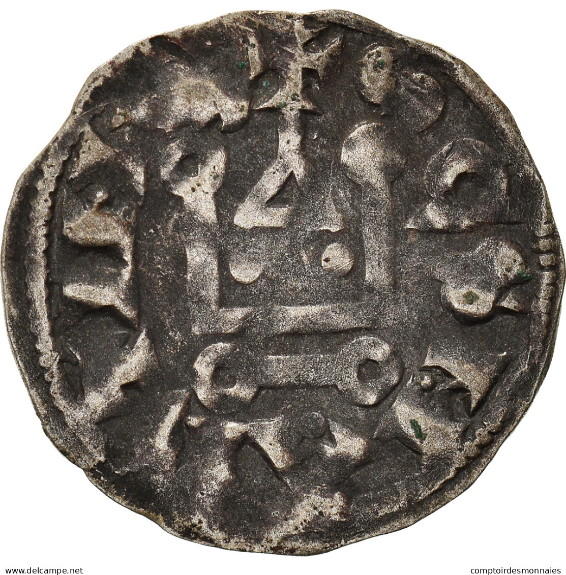 Monnaie, France, Touraine, Denier, 1150-1200, Saint-Martin De Tours, TTB - Other & Unclassified