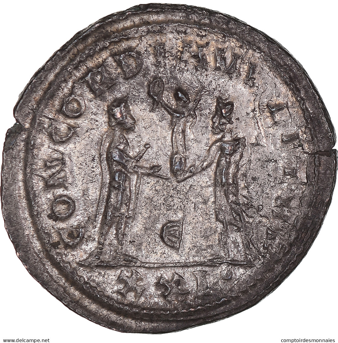 Monnaie, Maximien Hercule, Antoninien, 293, Antioche, SUP, Argent, RIC:621 Var. - La Tétrarchie (284 à 307)