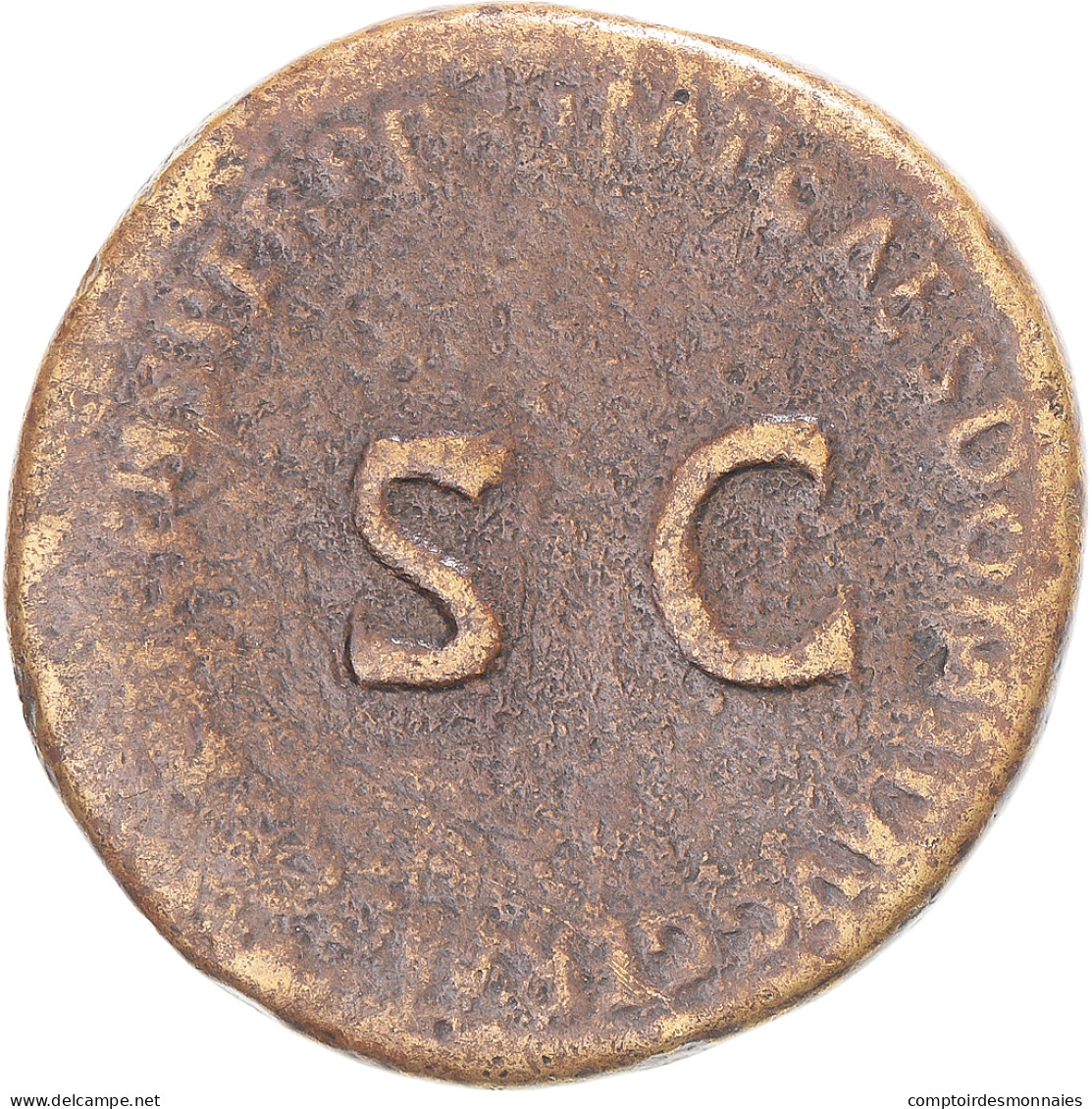 Monnaie, Domitien, Sesterce, 92-94, Rome, B+, Bronze, RIC:760 - Les Flaviens (69 à 96)