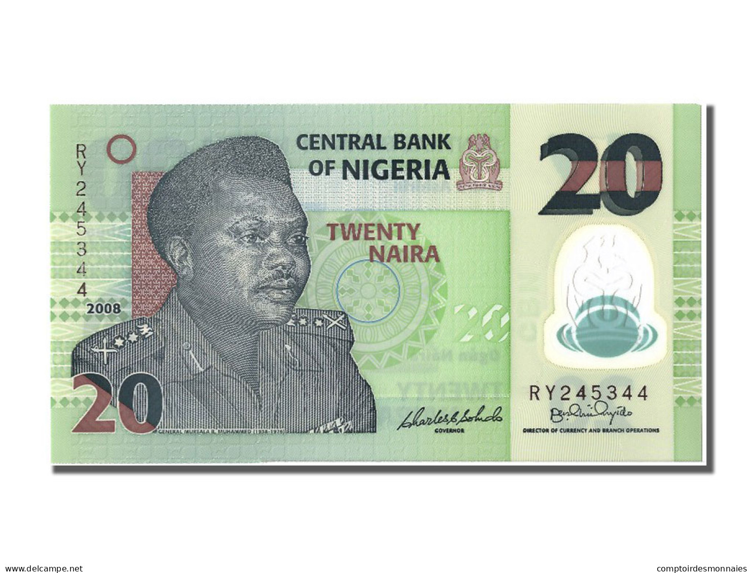 Billet, Nigéria, 20 Naira, 2008, NEUF - Nigeria