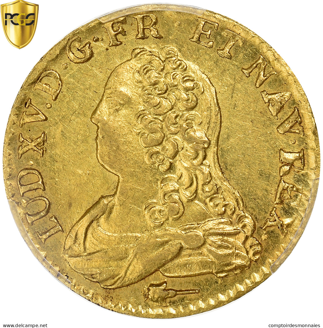 Monnaie, France, Louis XV, Louis D'or Aux Lunettes, 1735, Amiens, Pedigree - 1715-1774 Luigi XV Il Beneamato