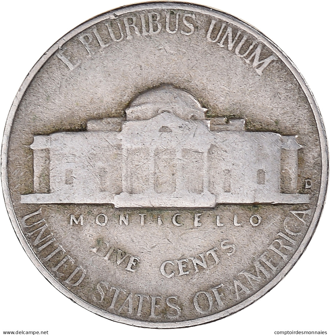 Monnaie, États-Unis, Jefferson Nickel, 5 Cents, 1946, U.S. Mint, Denver, TTB - 1938-…: Jefferson