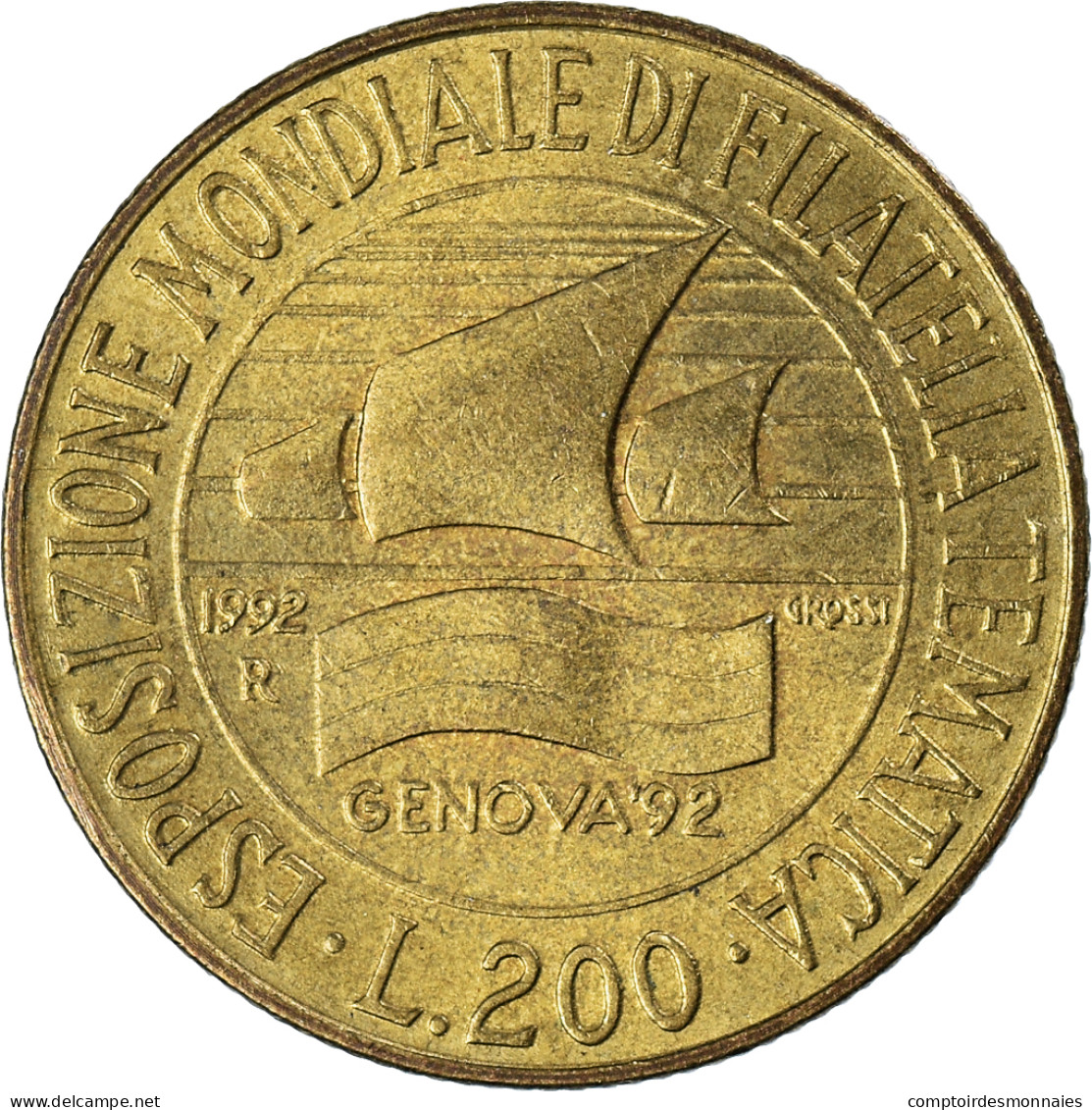 Monnaie, Italie, 200 Lire, 1992 - 200 Lire