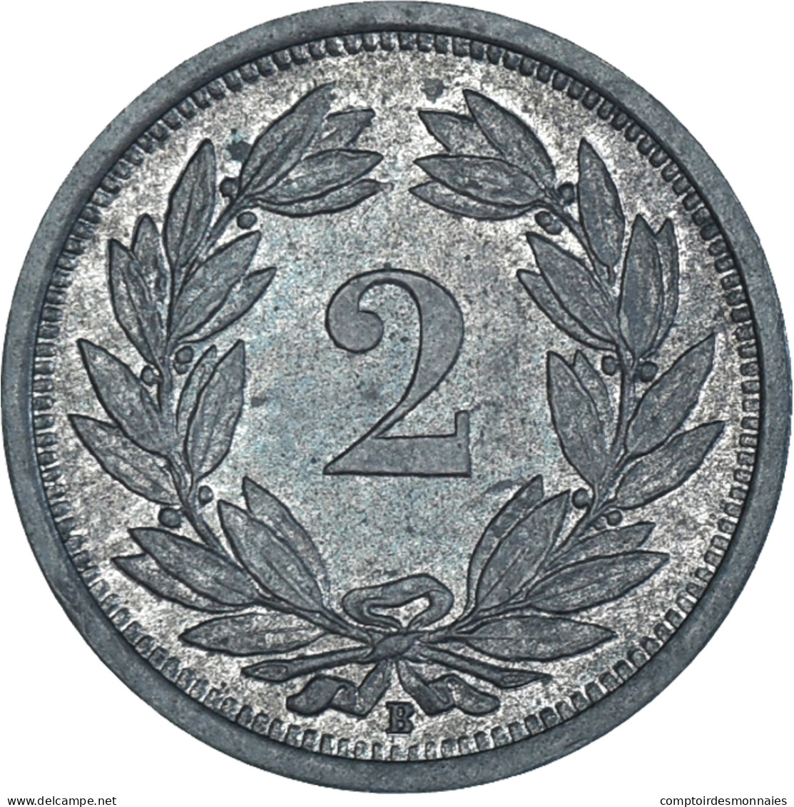 Monnaie, Suisse, 2 Rappen, 1946, Bern, SUP, Zinc, KM:4.2b - Autres & Non Classés