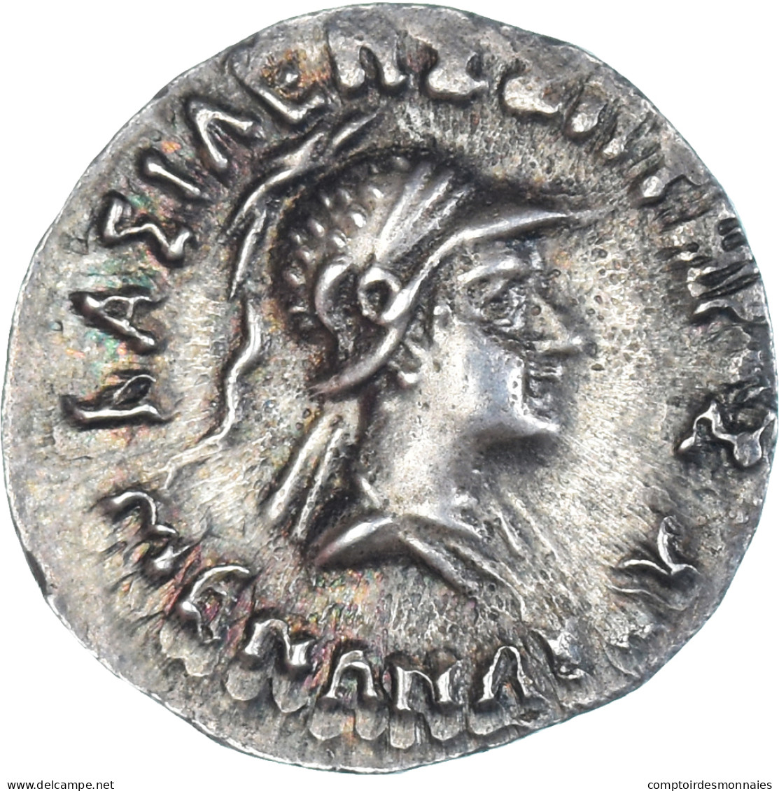 Monnaie, Royaume De Bactriane, Menander, Drachme, 160-145 BC, Pushkalavati ? - Grecques