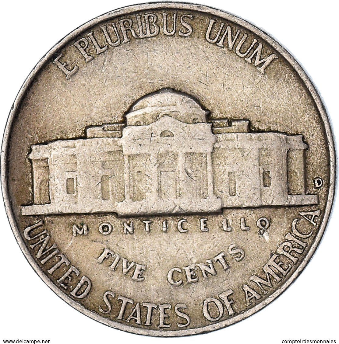 Monnaie, États-Unis, 5 Cents, 1946 - 1938-…: Jefferson