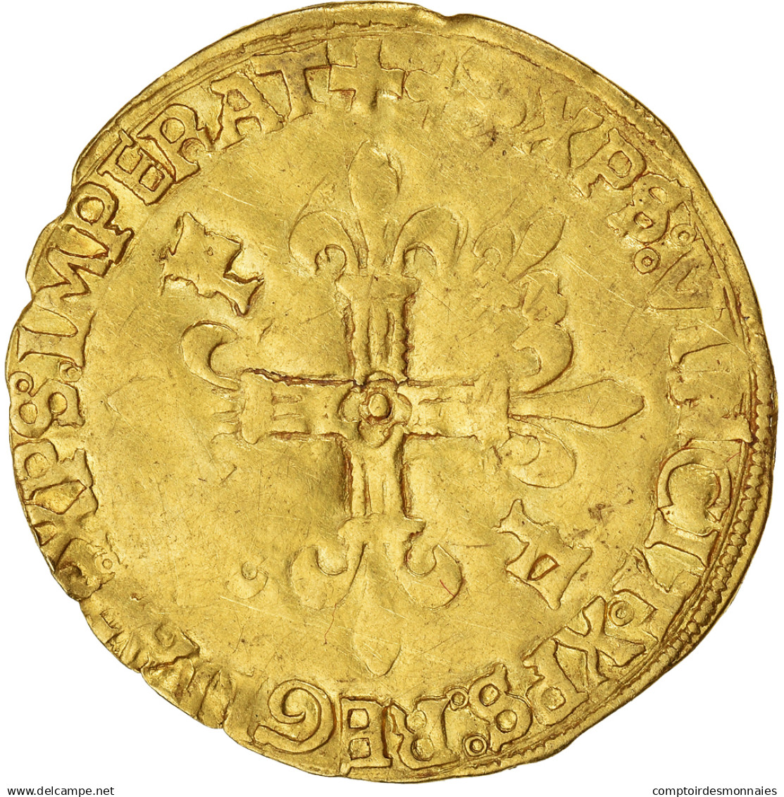 Monnaie, France, François Ier, Ecu D'or, Bayonne, TB+, Or, Duplessy:775 - 1515-1547 Frans I