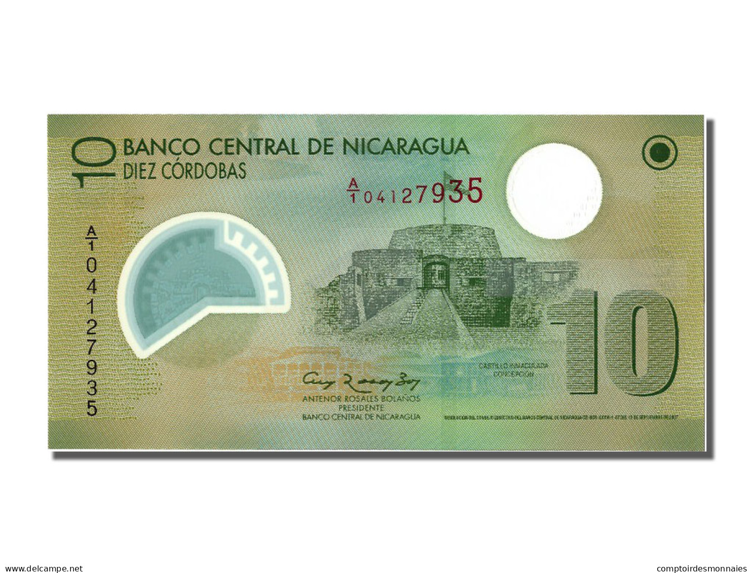 Billet, Nicaragua, 10 Cordobas, 2007, 2007-09-12, NEUF - Nicaragua