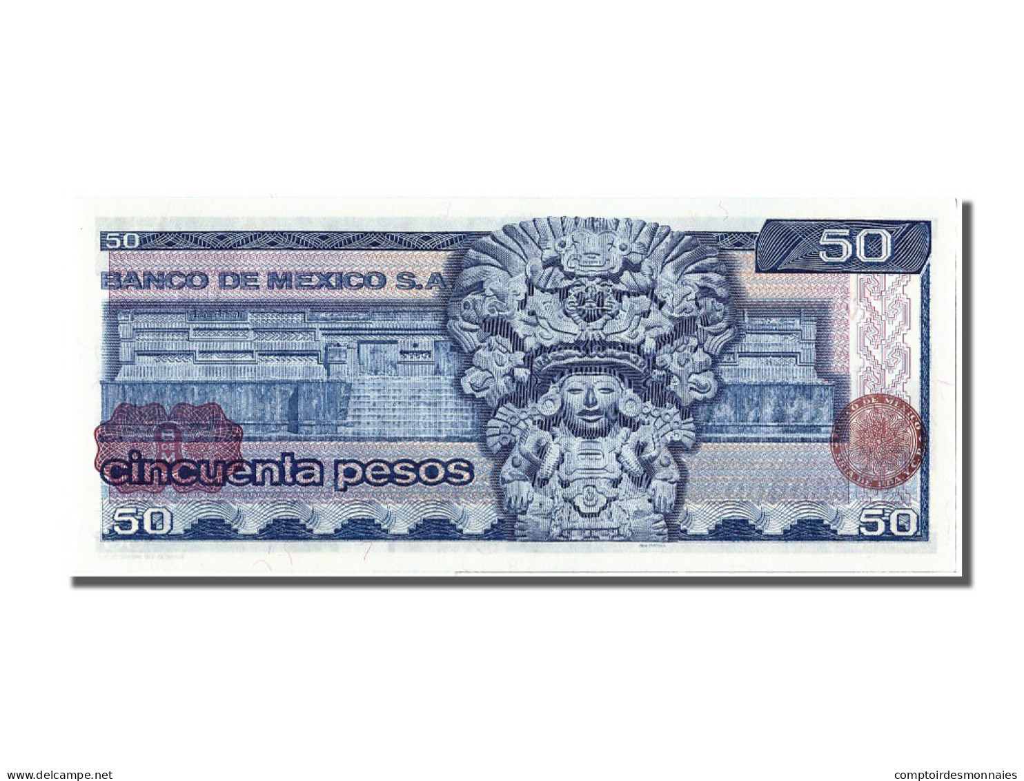 Billet, Mexique, 50 Pesos, 1976, 1976-07-08, NEUF - Mexique