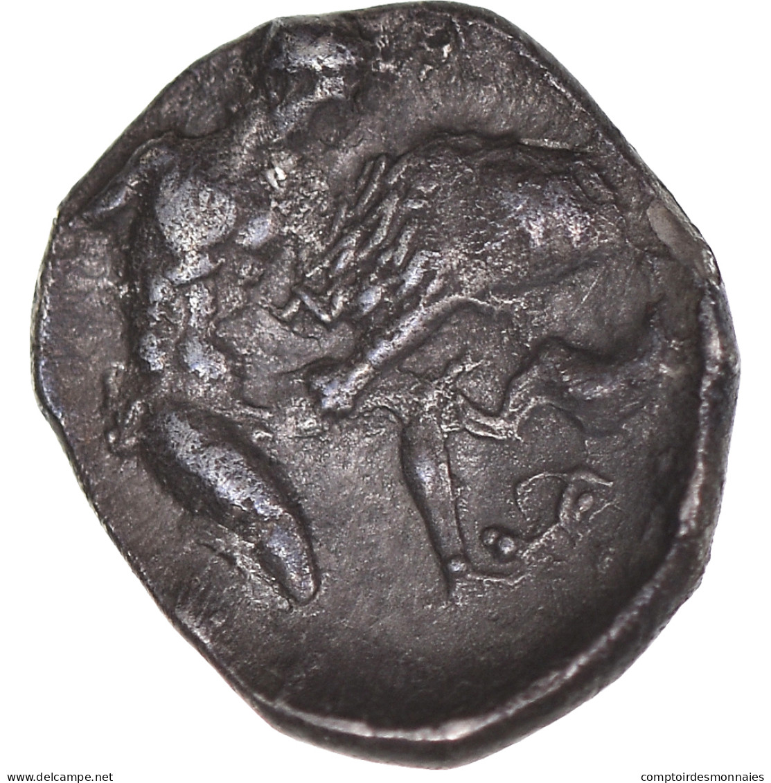 Monnaie, Calabre, Diobole, 380-325 BC, Tarentum, TB+, Argent, HN Italy:911 - Grecques