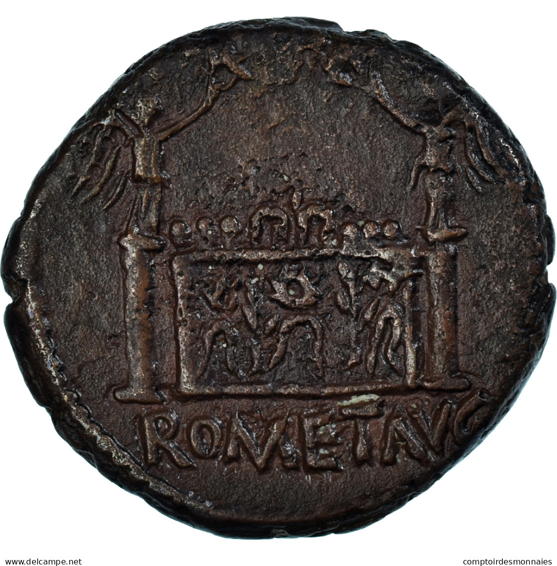 Monnaie, Auguste, As, 10-7 BC, Lyon - Lugdunum, TTB+, Bronze, RIC:I-230 - La Dinastía Julio-Claudia (-27 / 69)