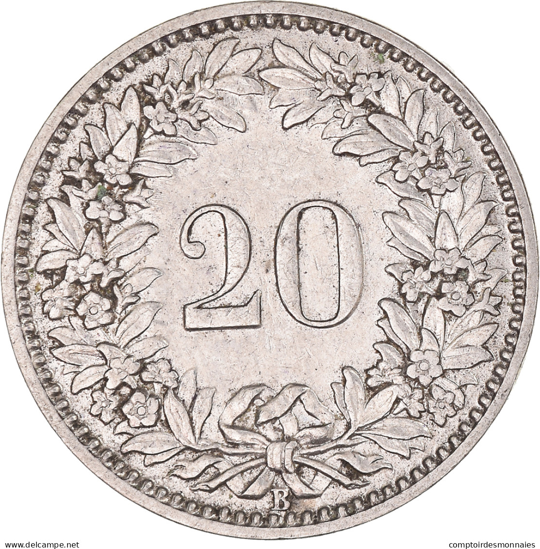 Monnaie, Suisse, 20 Rappen, 1912 - Autres & Non Classés