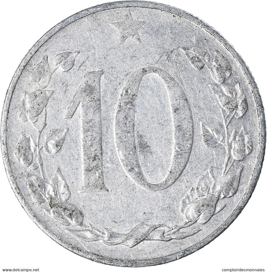 Monnaie, Tchécoslovaquie, 10 Haleru, 1953 - Tchécoslovaquie