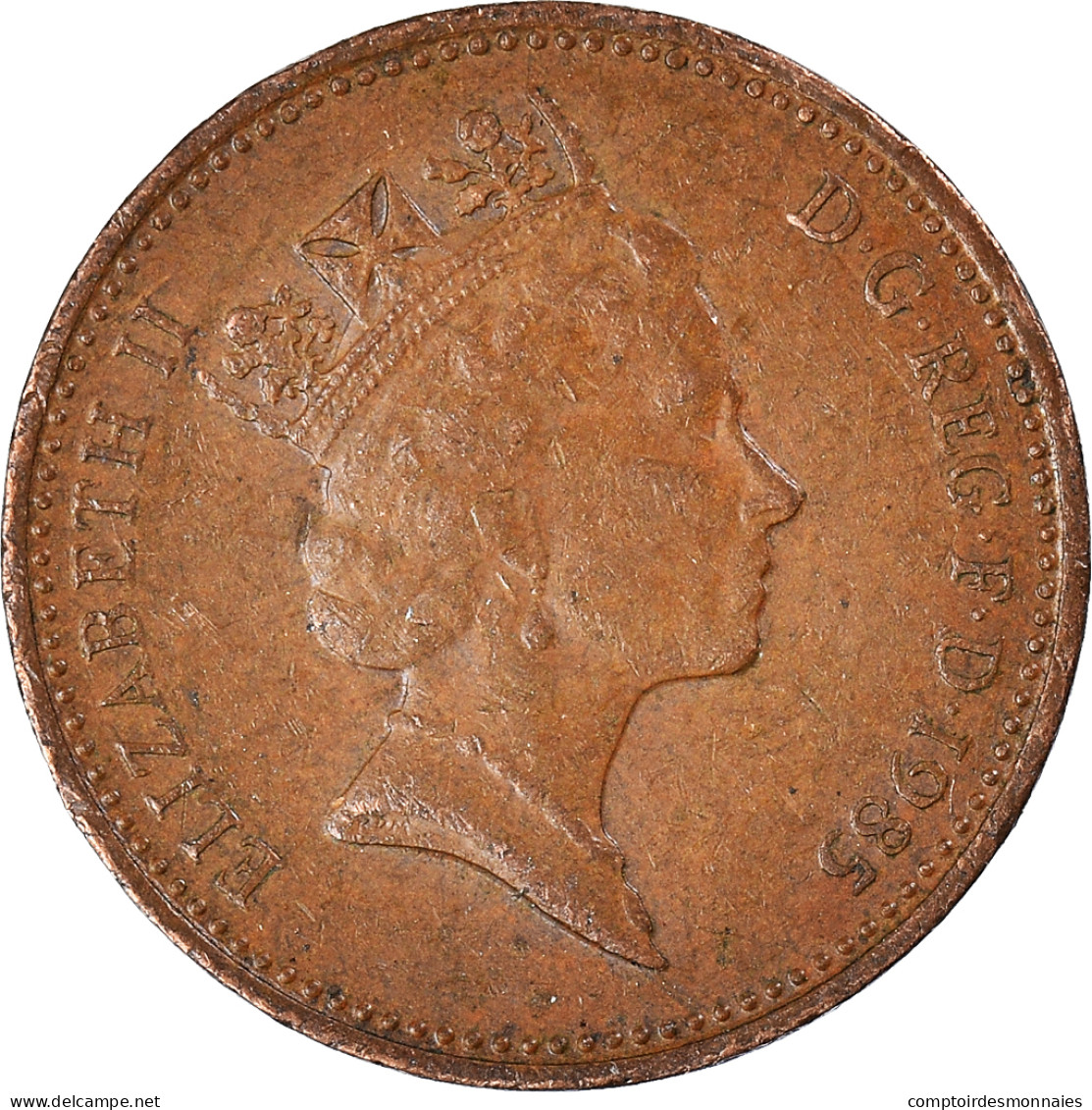 Monnaie, Grande-Bretagne, Penny, 1985 - 1 Penny & 1 New Penny