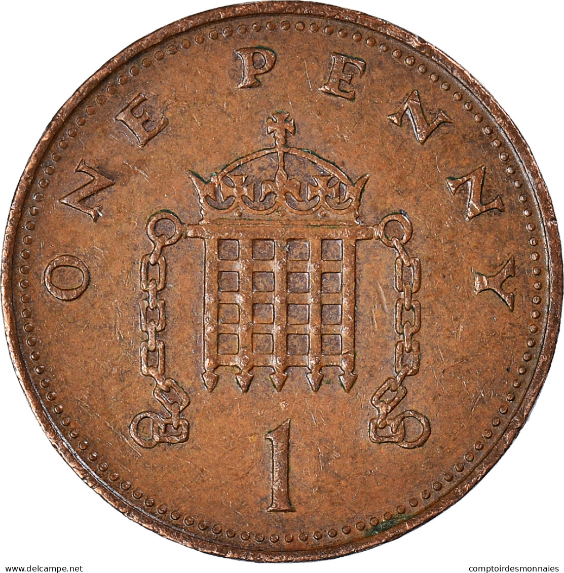 Monnaie, Grande-Bretagne, Penny, 1985 - 1 Penny & 1 New Penny