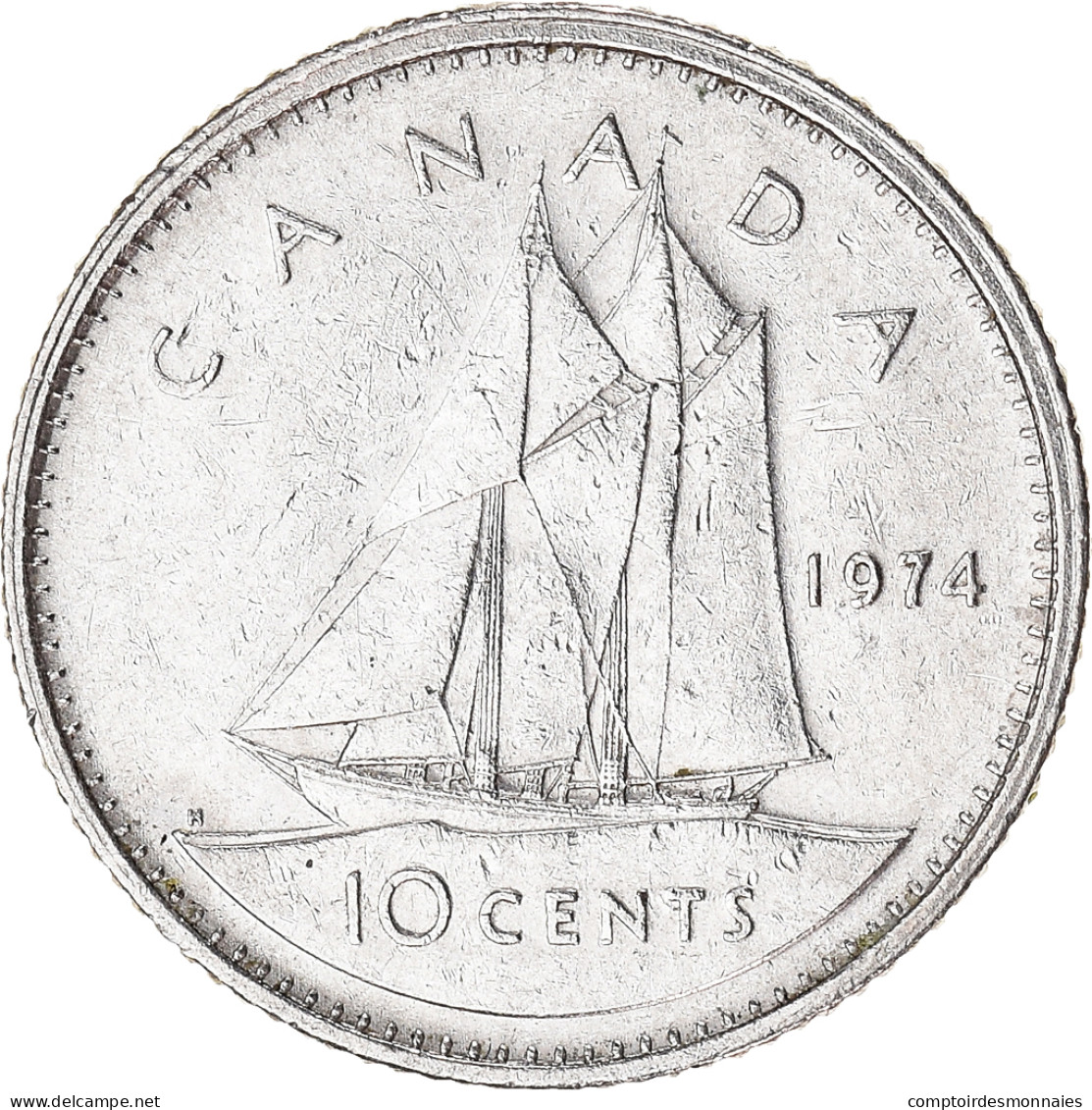 Monnaie, Canada, 10 Cents, 1974 - Canada