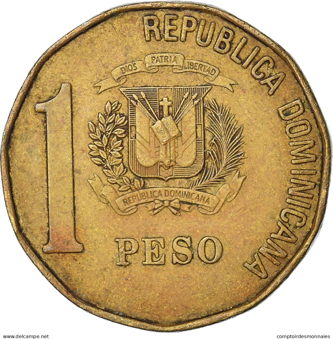 Monnaie, République Dominicaine, Peso, 1993 - Dominicaine