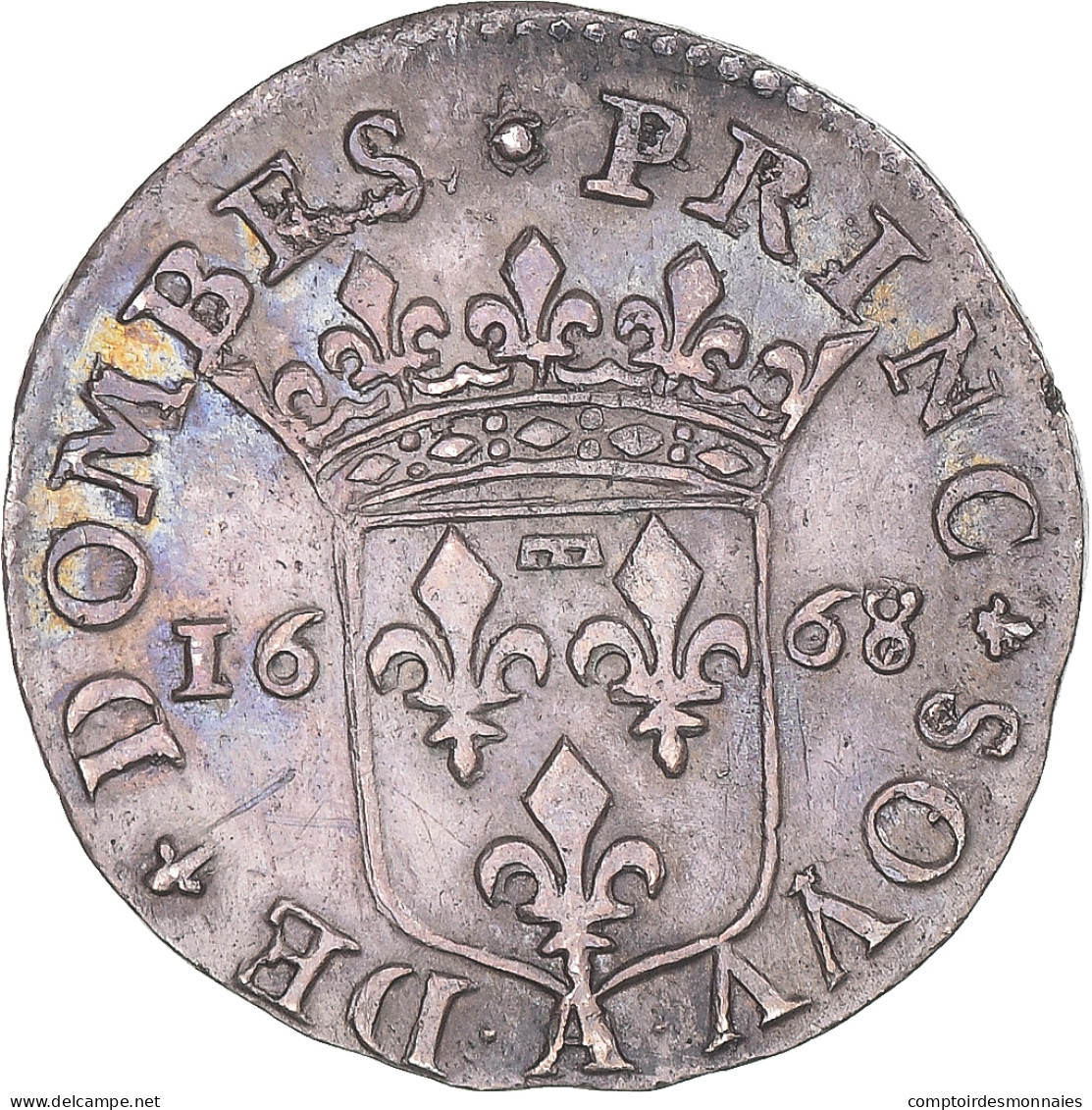 Monnaie, Régions Françaises, DOMBES, Anne Marie Louise De Orleans, 1/12 Ecu - Sonstige & Ohne Zuordnung