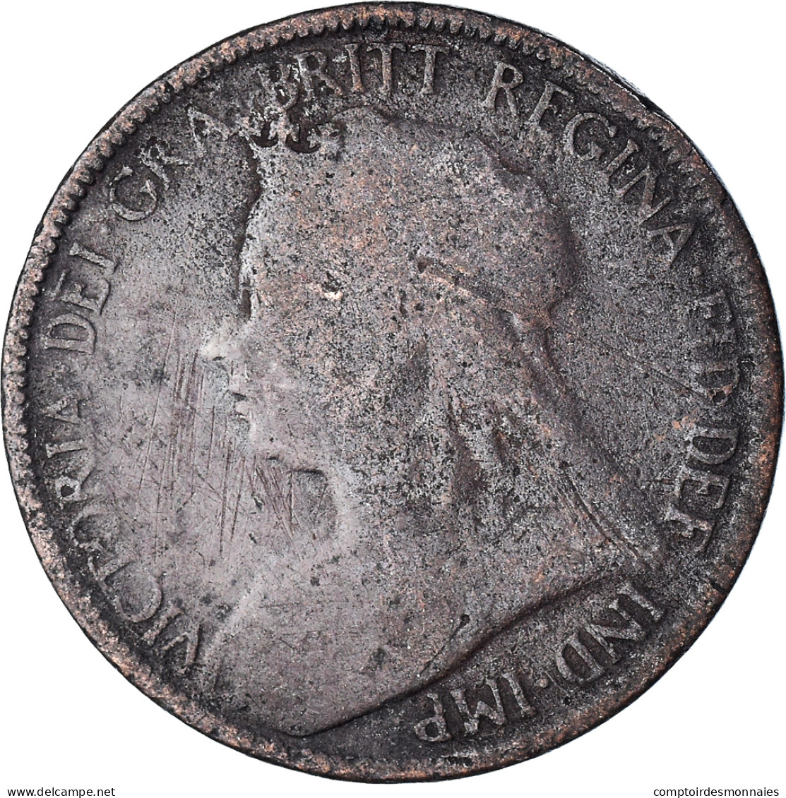 Monnaie, Grande-Bretagne, 1/2 Penny, 1896 - C. 1/2 Penny