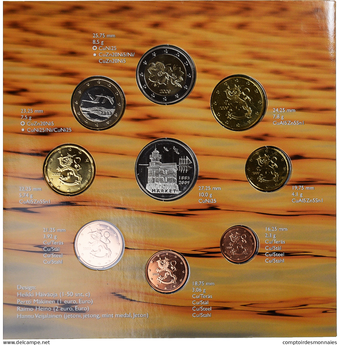 Finlande, Coffret, 2009, FDC - Finnland