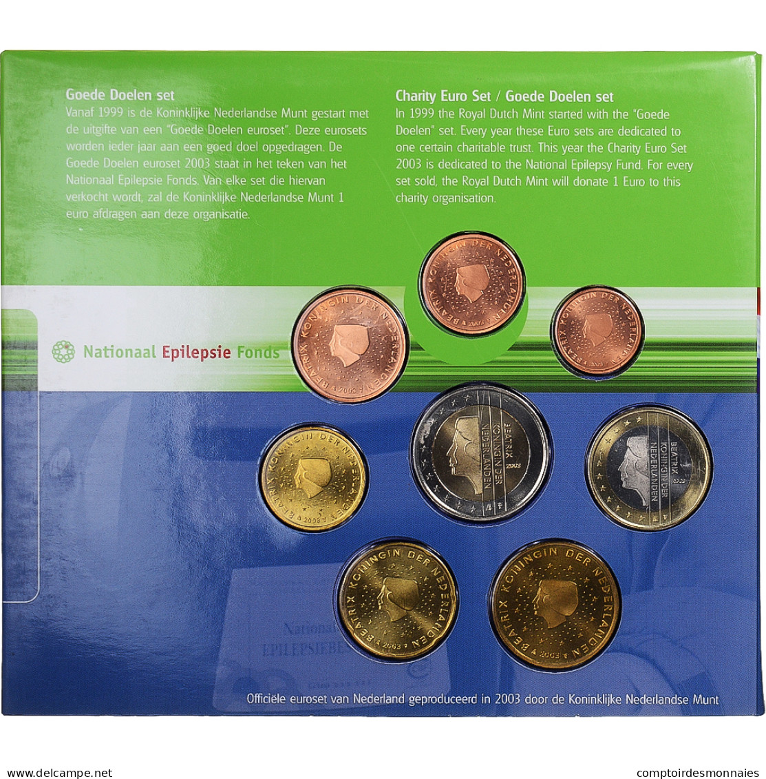 Pays-Bas, Coffret, 2003, FDC - Netherlands