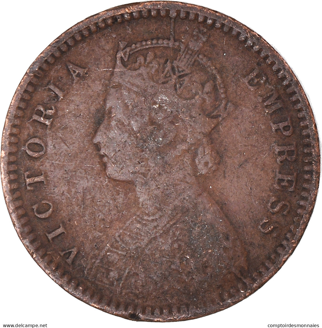 Monnaie, Inde Britannique, Victoria, 1/12 Anna, 1 Pie, 1894, Calcutta, TB+ - Colonies