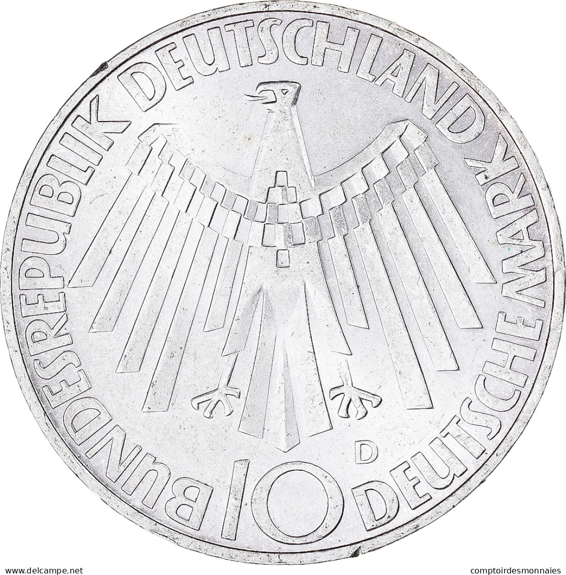 GERMANY - FEDERAL REPUBLIC, 10 Mark, 1972, Munich, KM:130, SUP+, Silver - Altri & Non Classificati