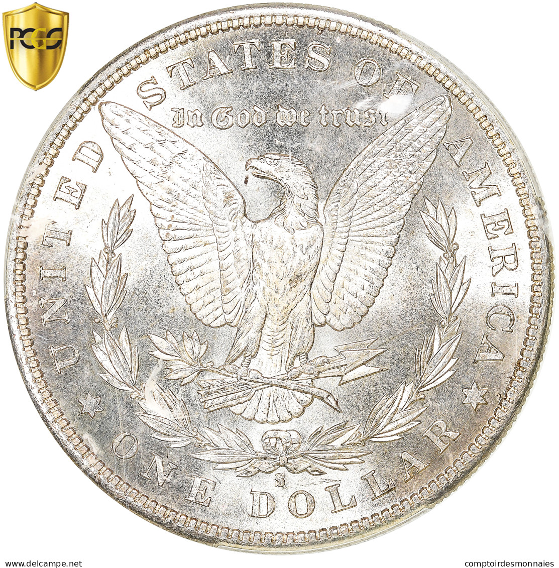 Monnaie, États-Unis, Morgan Dollar, 1881, U.S. Mint, San Francisco, PCGS, MS65 - 1878-1921: Morgan