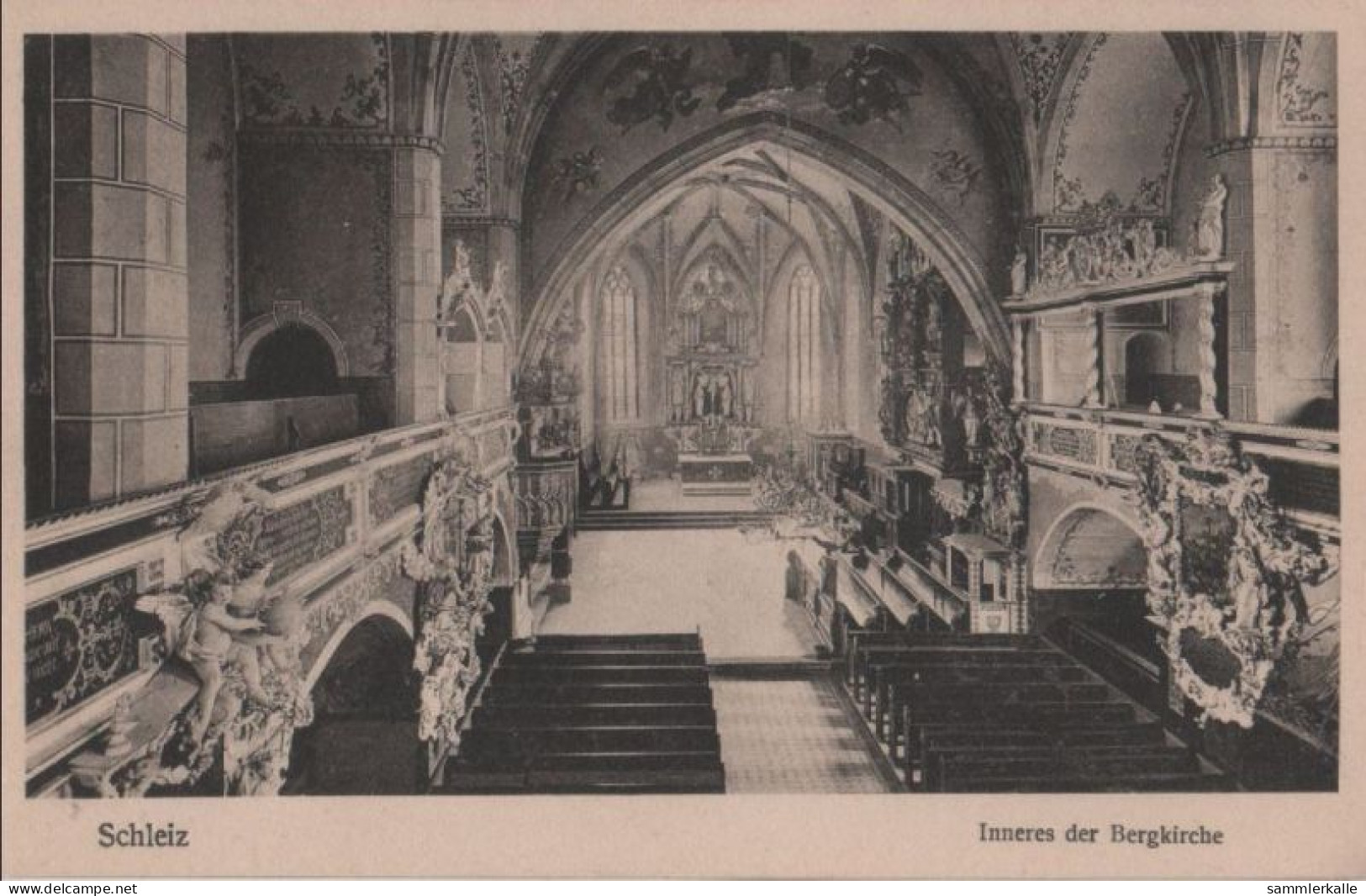 70671 - Schleiz - Inneres Der Bergkirche - Ca. 1935 - Schleiz