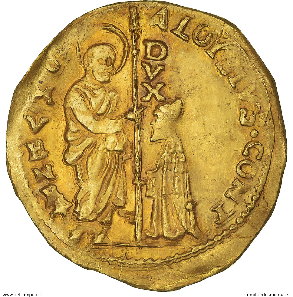 Monnaie, Italie, Alvise Contarini, Zecchino, 1676-1684, Venise, TTB, Or - Venise