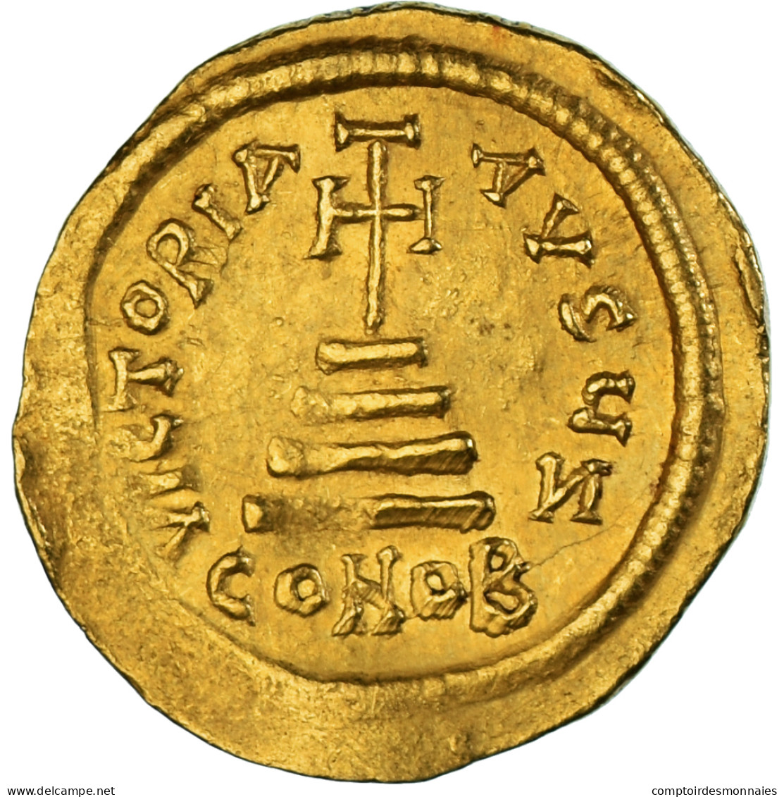 Heraclius, Avec Heraclius Constantin, Solidus, 616-625, Constantinople, Or - Byzantines