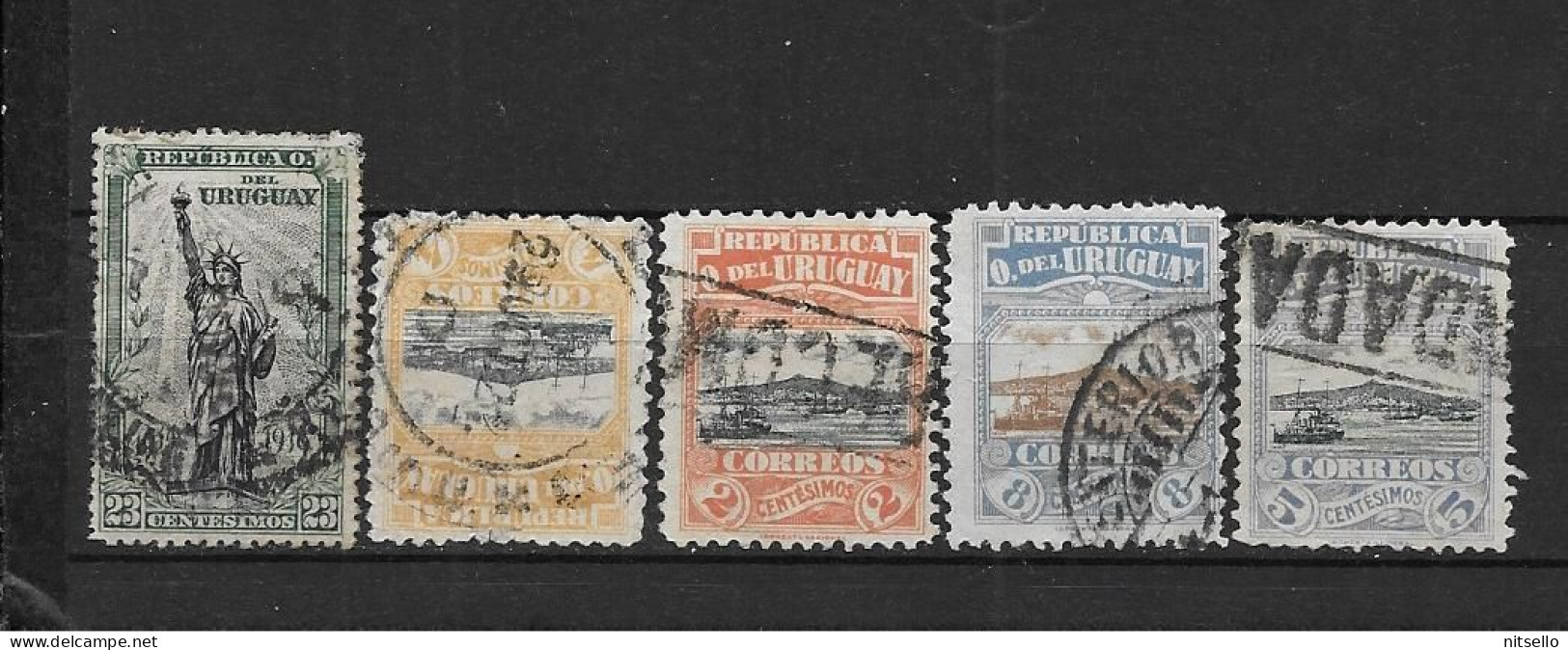 LOTE 1877   ///   URUGUAY  SELLOS DE 1919  A BAJO PRECIO  ¡¡¡ LIQUIDATION - JE LIQUIDE - ANGEBOT !!! - Uruguay