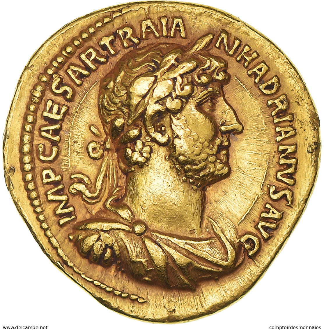 Hadrien, Aureus, 120-121, Rome, Or, TTB+, RIC:383 - La Dinastia Antonina (96 / 192)