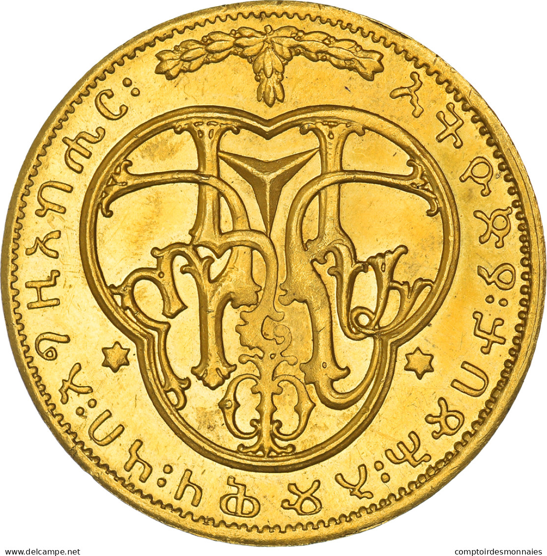 Éthiopie, Médaille, Haile Selassie I Coronation, 1930, TTB+, Or - Altri & Non Classificati