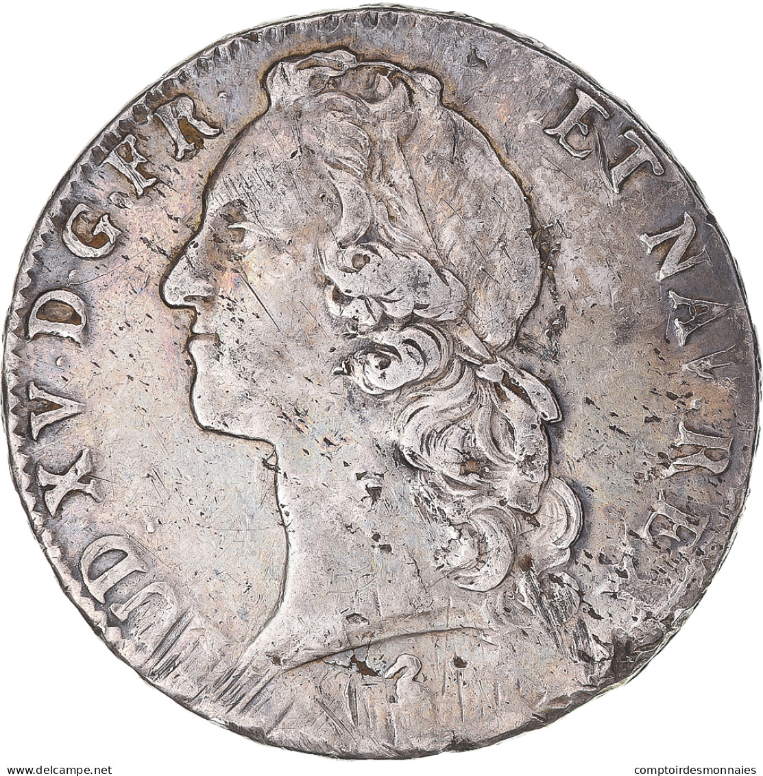 Monnaie, France, Louis XV, Écu Au Bandeau, 1759, Paris, 2nd Semestre, TB+ - 1715-1774 Luigi XV Il Beneamato