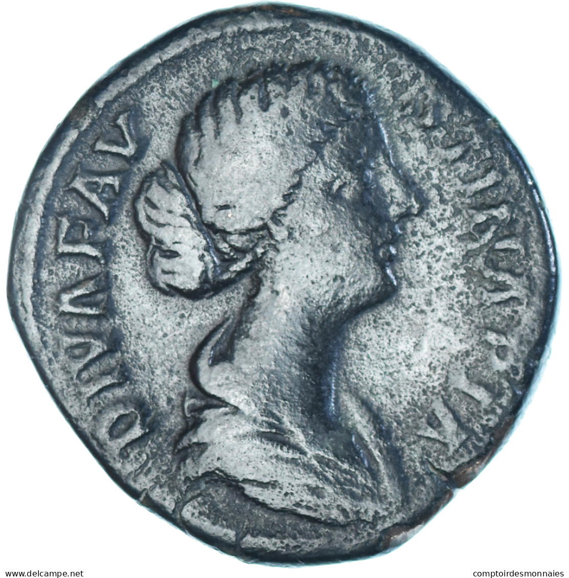 Monnaie, Diva Faustina II, Sesterce, 176-180, Rome, TB, Bronze, RIC:1715 - The Anthonines (96 AD To 192 AD)
