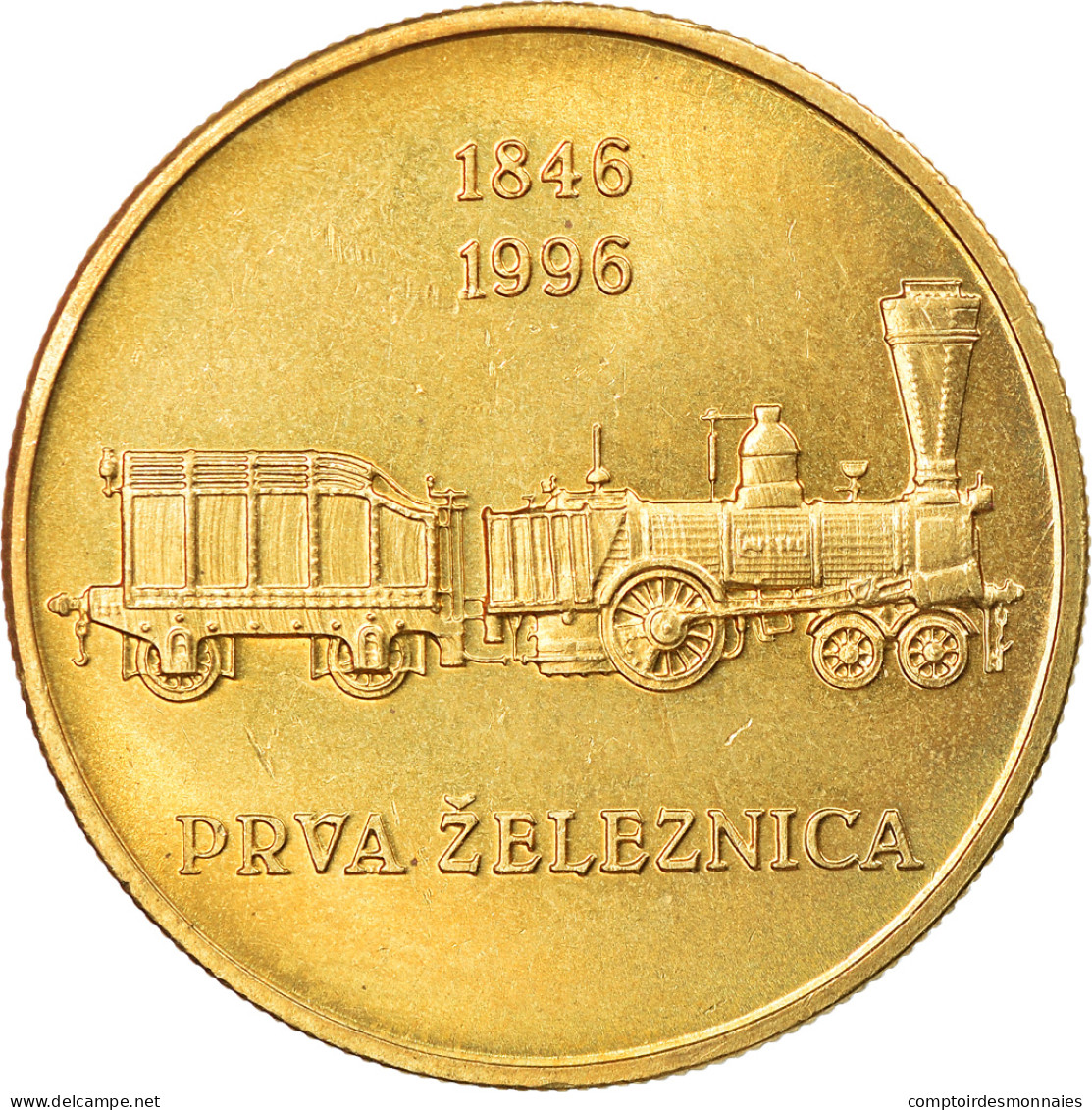 Monnaie, Slovénie, 5 Tolarjev, 1996, FDC, Nickel-brass, KM:29 - Eslovenia